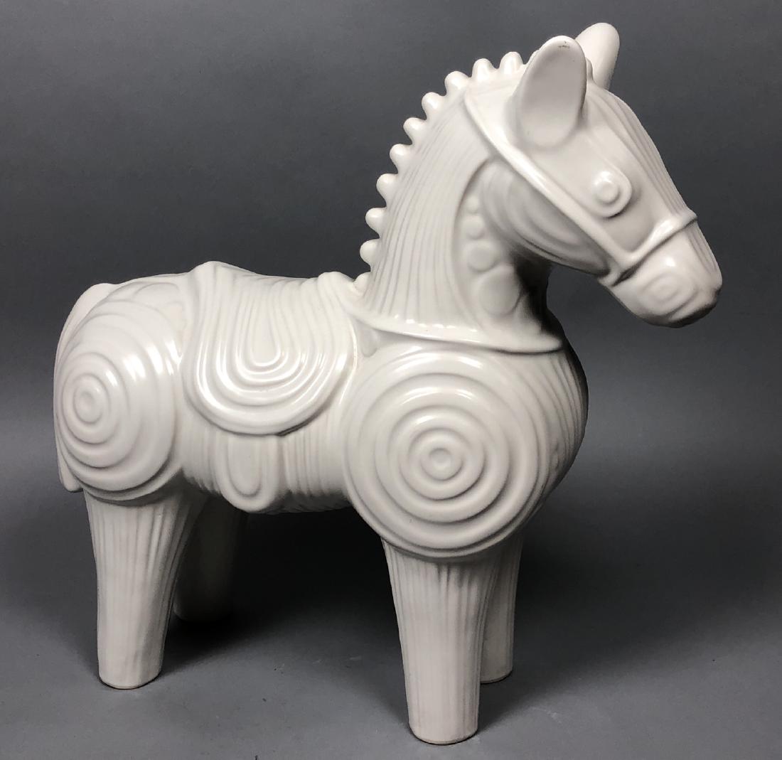 JONATHAN ADLER Large Ceramic Horse Table Sculptur (1 of 8)