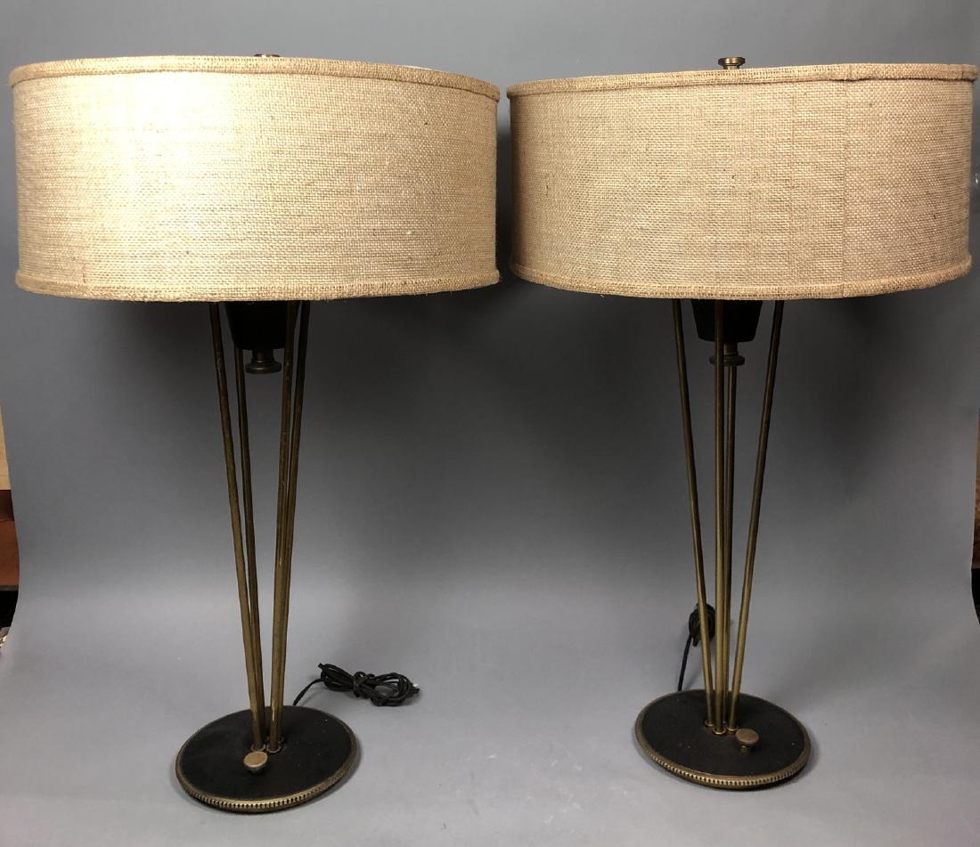 Pr Gerald Thurston Extended Arm Table Lamps. (1 of 10)