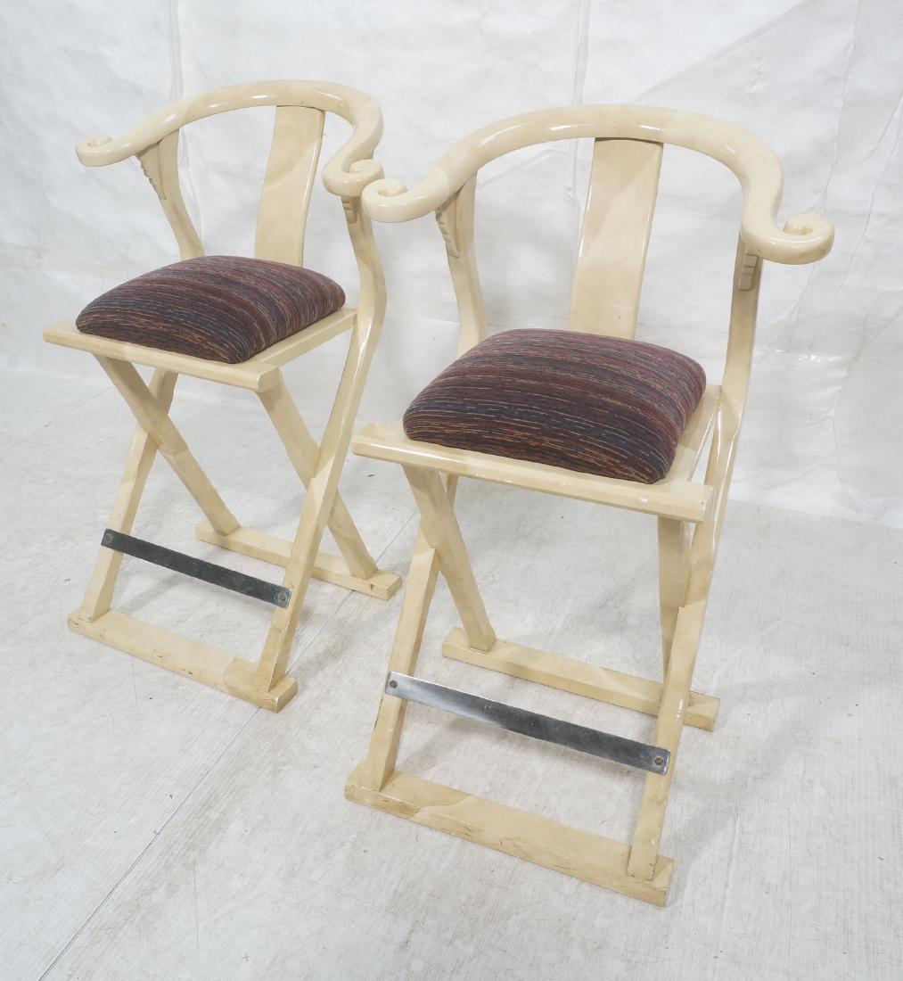 Pr ENRIQUE GARCEL Lacquered Bar Stools. Modernist (1 of 14)