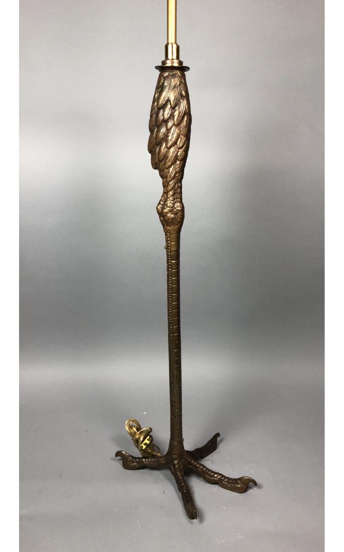 Bronze Bird Leg Floor Lamp. Detailed designed wit (1 of 8)