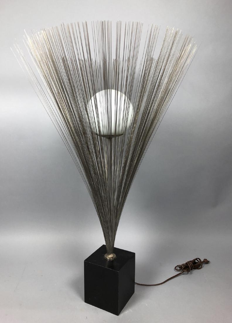 Bertoia style Modernist Table Sculpture Lamp. Thi (1 of 8)