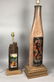 2pc LOUIS BORNEMISZA Intaglio Lucite Table Lamps.