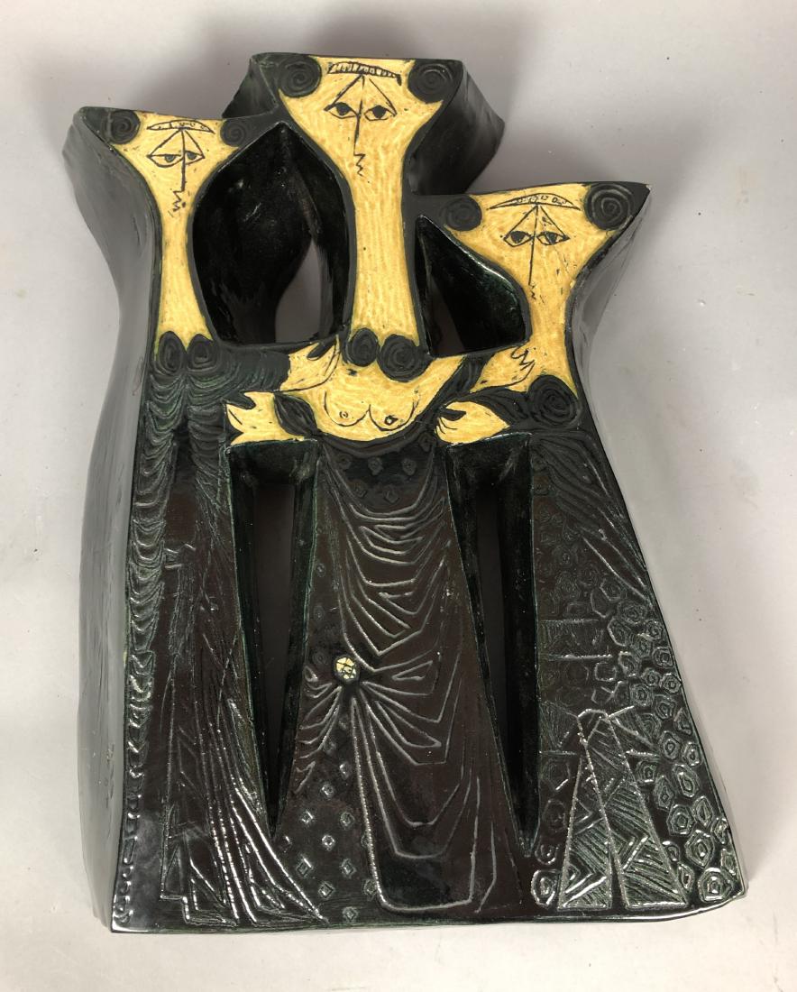 Birger Kaipiainen Ceramic Pottery Figural Wall Sc (1 of 9)