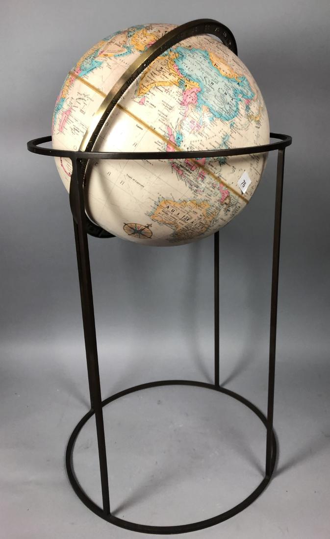 PAUL MCCOBB style Globe with Brass Stand. (1 of 11)