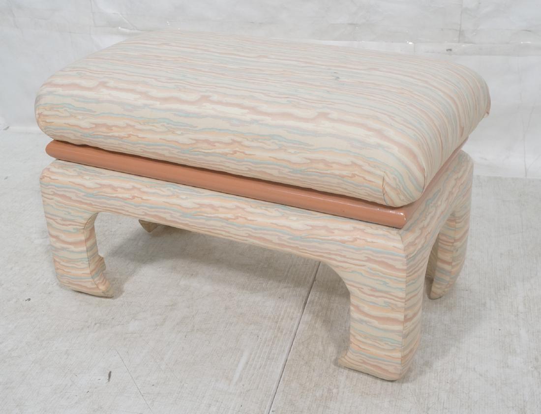 Decorator Upholstered Bench Foot Stool. Asian sty (1 of 8)