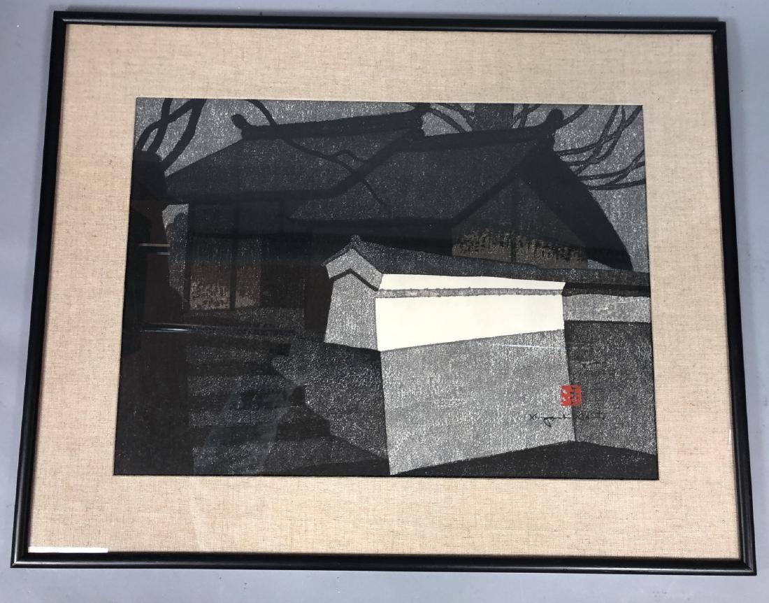 Kiyoshi Saito Chinese Modernist Lithograph Print. (1 of 7)