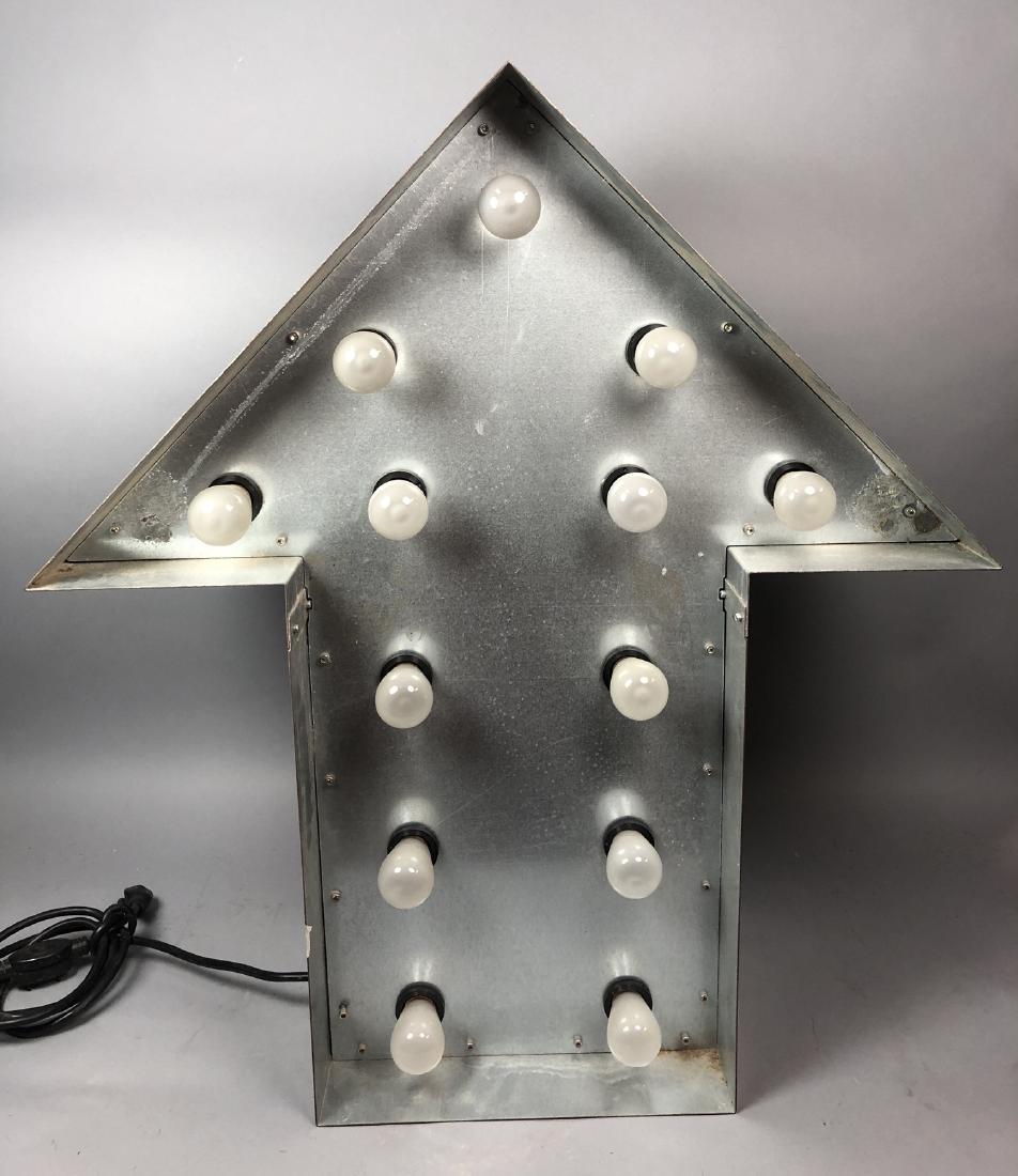 Double Sided Industrial Light Up Arrow Sign. Meta (1 of 7)