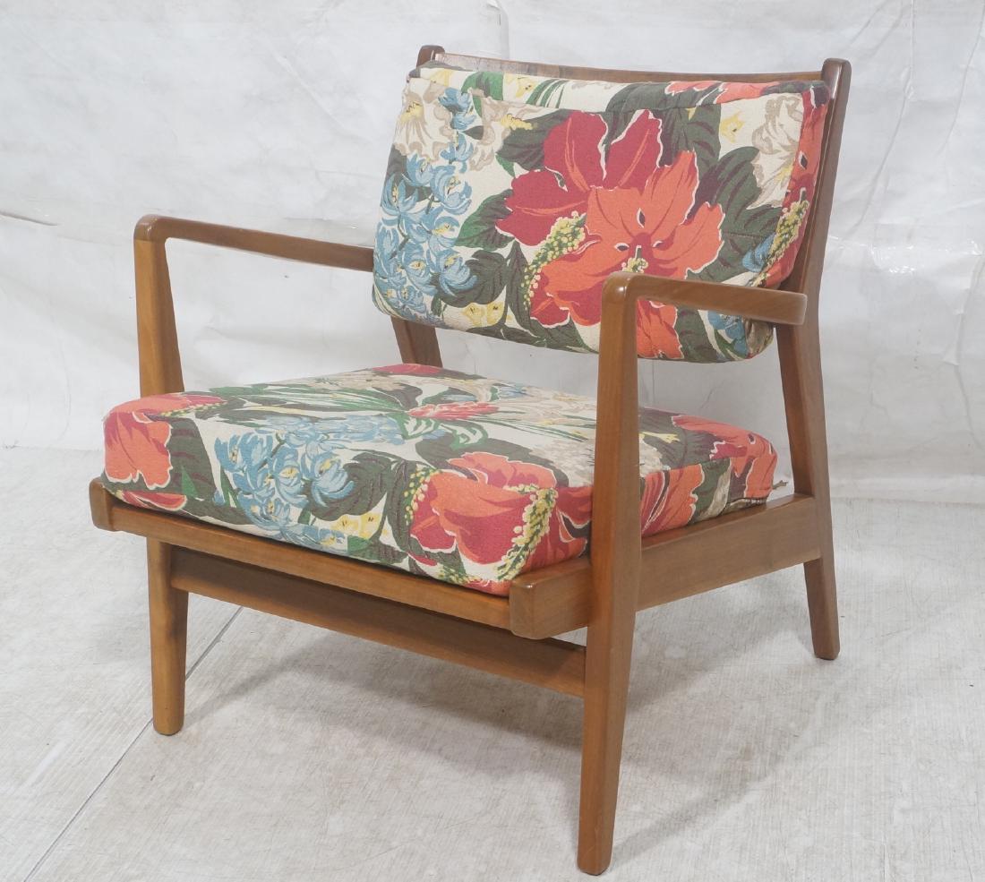 JENS RISOM American Modern Walnut Lounge Chair. O (1 of 10)