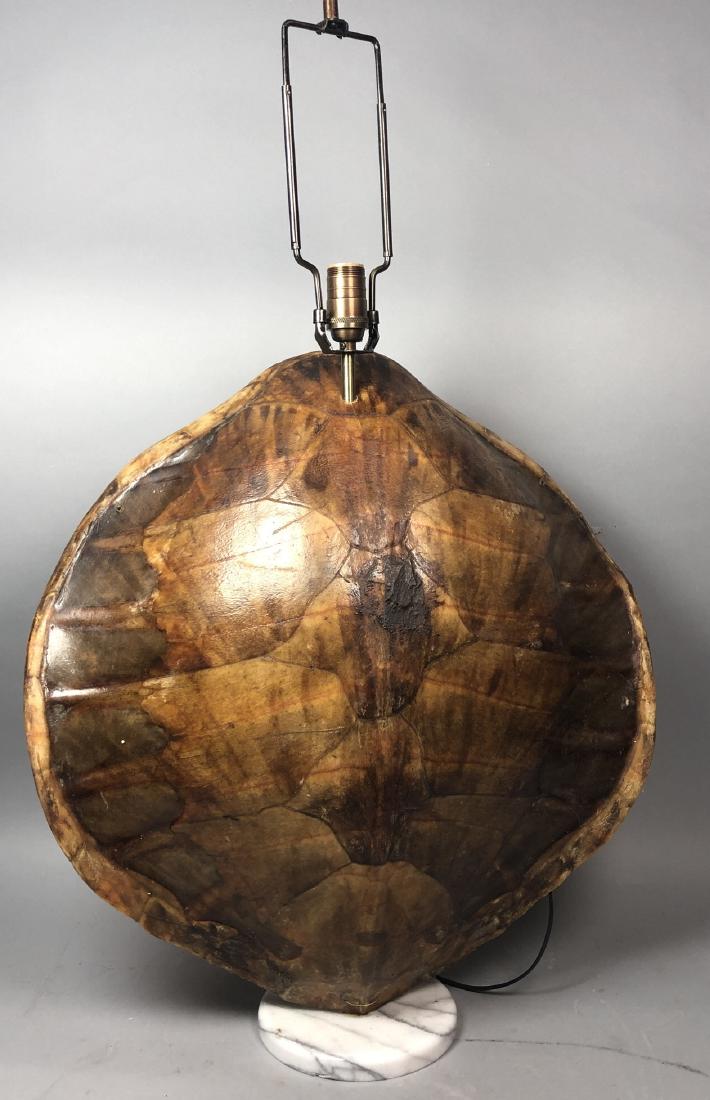 Decorator Large Turtle Shell Table Lamp. 23" shel (1 of 8)