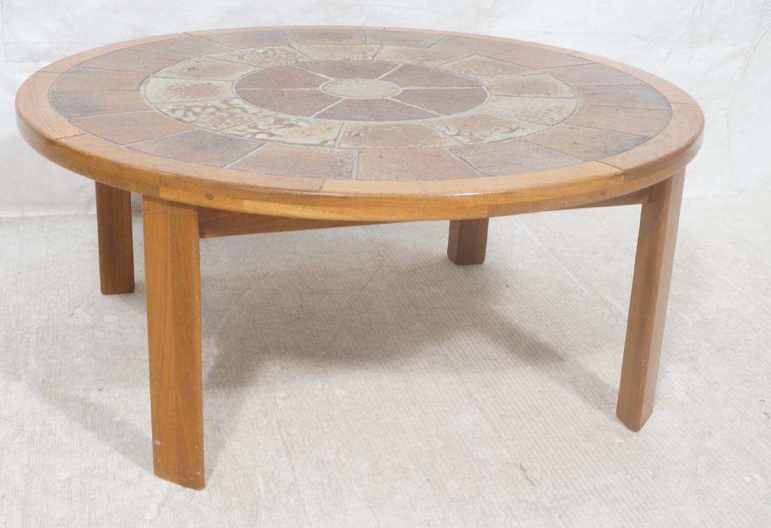 Modernist Ceramic Tile Top Coffee Cocktail Table. (1 of 8)