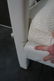 Pr White Vinyl Parson Style Lounge Chairs. Frame - 10