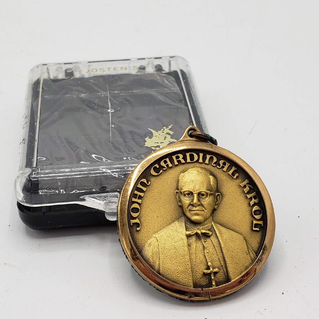 John Cardinal Krol & Blessed John Neumann Medal<B: John Cardinal Krol & Blessed John Neumann MedalThis item was part of Former Philadelphia Mayor Frank L. Rizzo's personal items. Included with this lot will be a copy of letter written by Frank Rizzo J