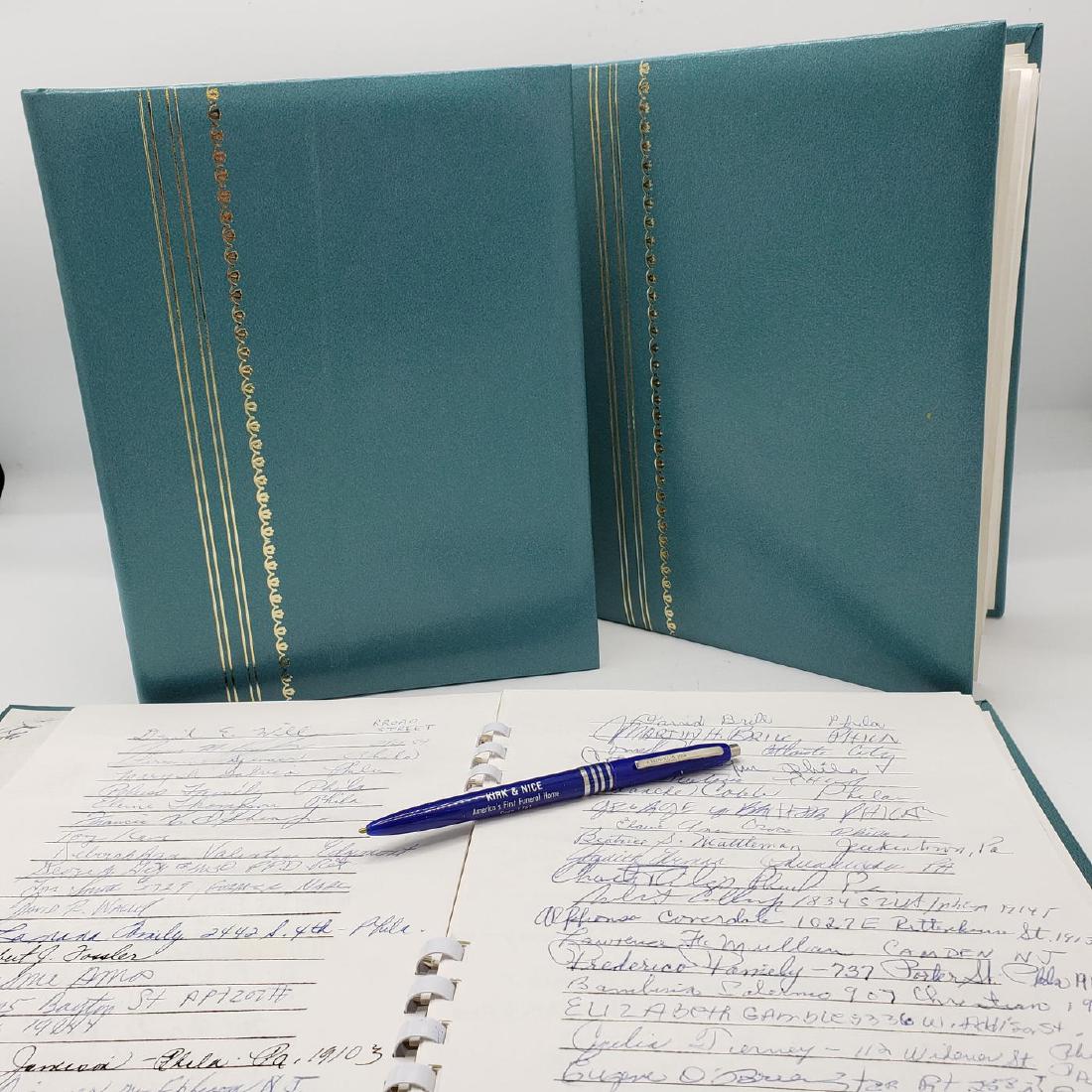 Frank Rizzo Funeral Guest Books 5 Volumes (1 of 8)