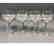 Set 8 WATERFORD Burgundy Pattern Crystal Glasses. - 2