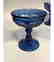 22pc Antique Cobalt Glasses Stemware. 3 part mold - 3
