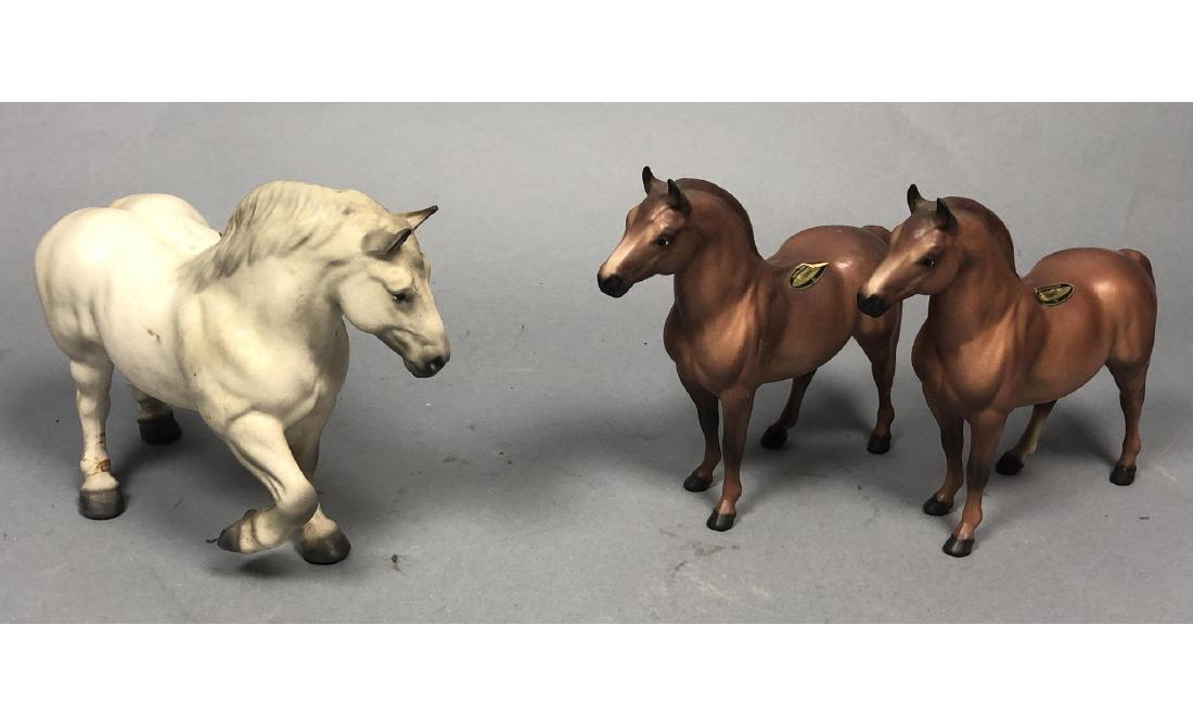 3pc HAGEN-RENAKER Horse Figurines Figures. 1 Crus (1 of 10)