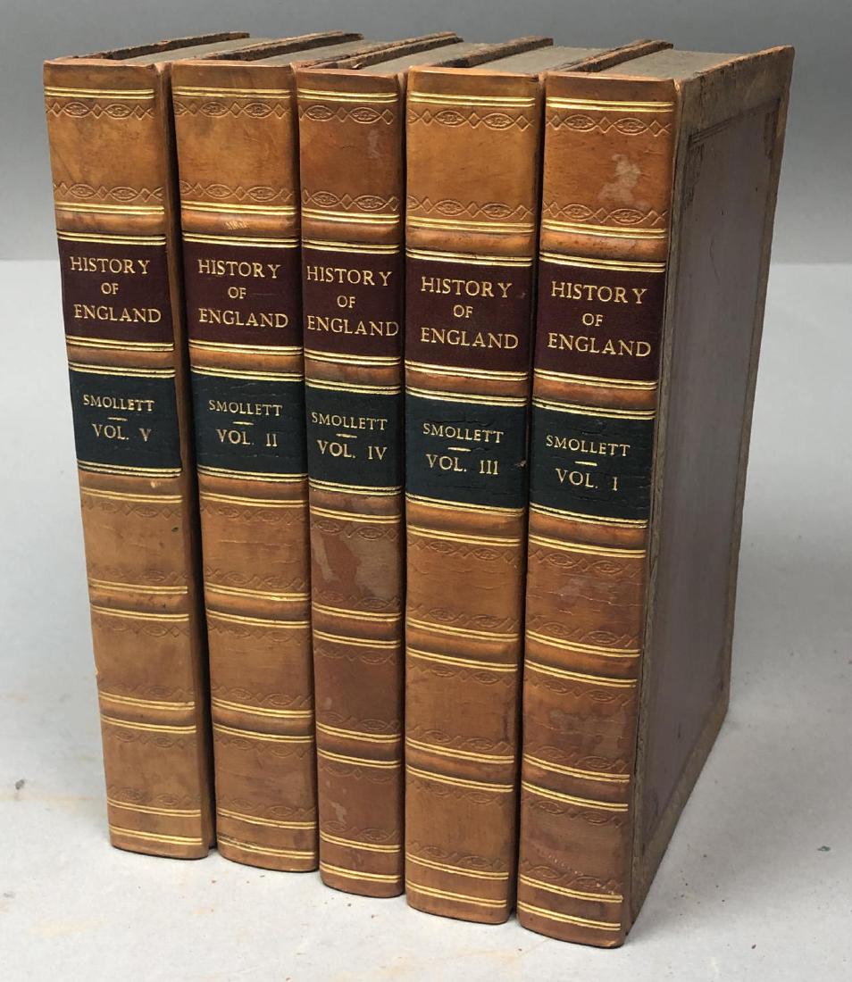 5 Vols Books. SMOLLETT: "History of England" Vols (1 of 20)