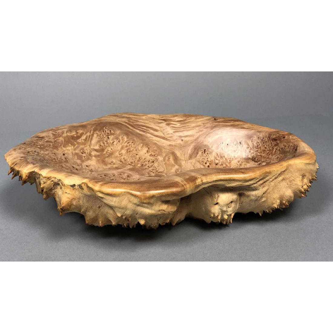 Big Leaf Maple Burl Artisan Bowl. BOB WOMACK 2001 (1 of 7)