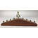 Paul Evans style Modernist Walnut Menorah. Chanuk