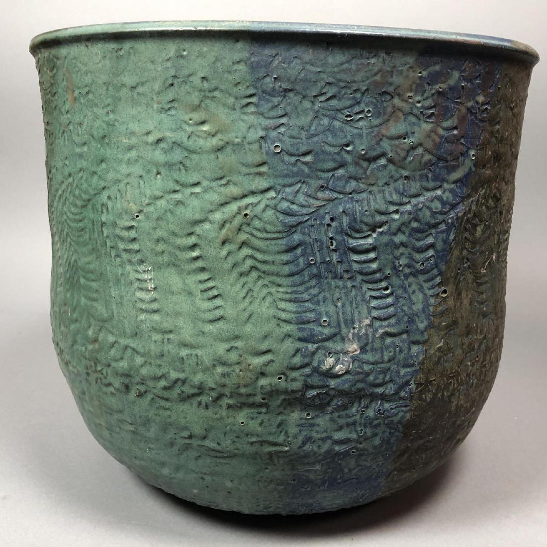 HAl FROMHOLD Green Glazed Pottery  Modernist Plan (1 of 5)