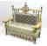 MACKENZIE CHILDS Handmade Painted Settee Couch. E