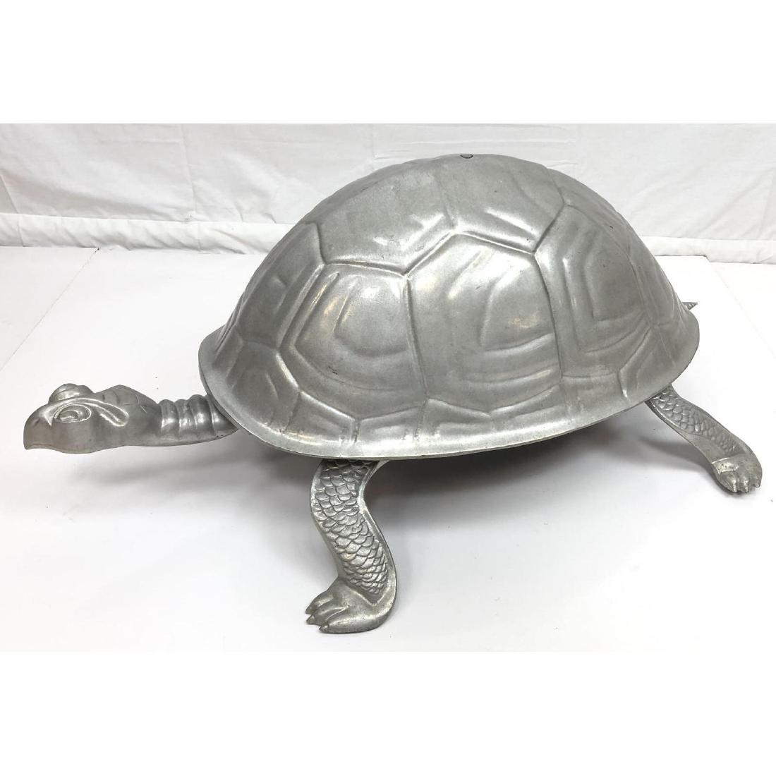 ARTHUR COURT Attributed 37" Figural Turtle. Shell (1 of 6)