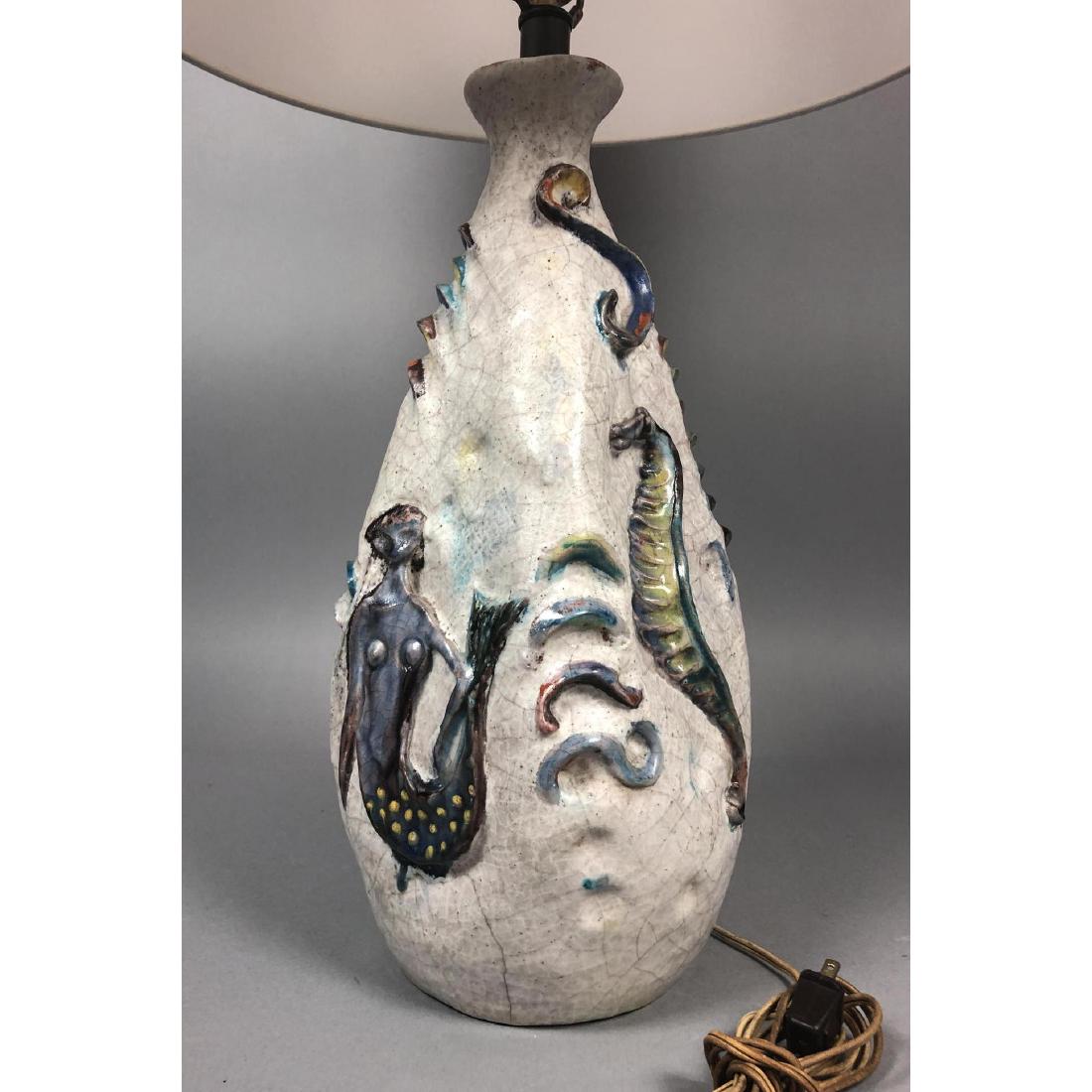 FANTONI Figural Italian Modern Table Lamp. Sea li (1 of 9)