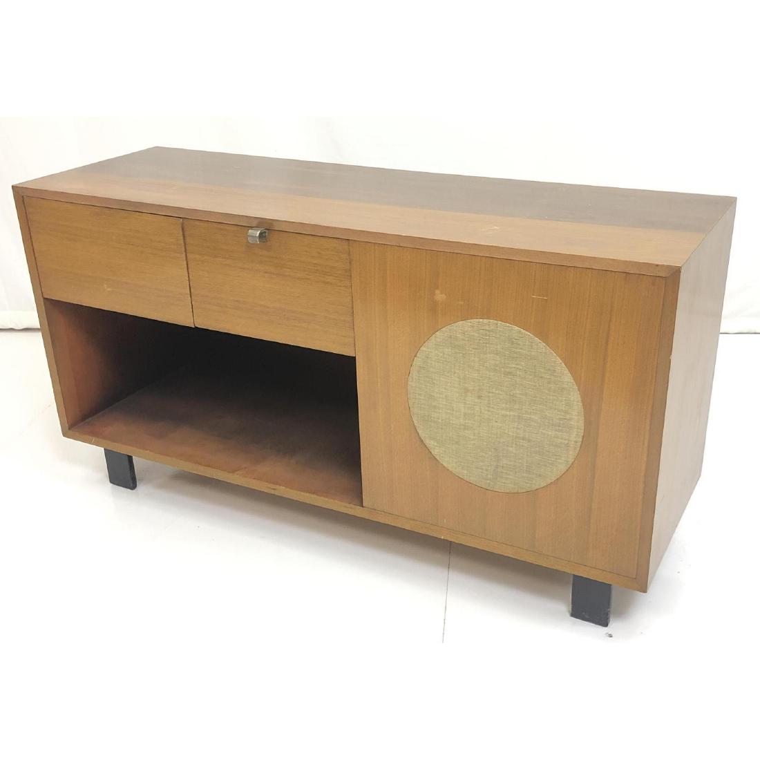 GEORGE NELSON Walnut Credenza Stereo Cabinet. Ame (1 of 9)