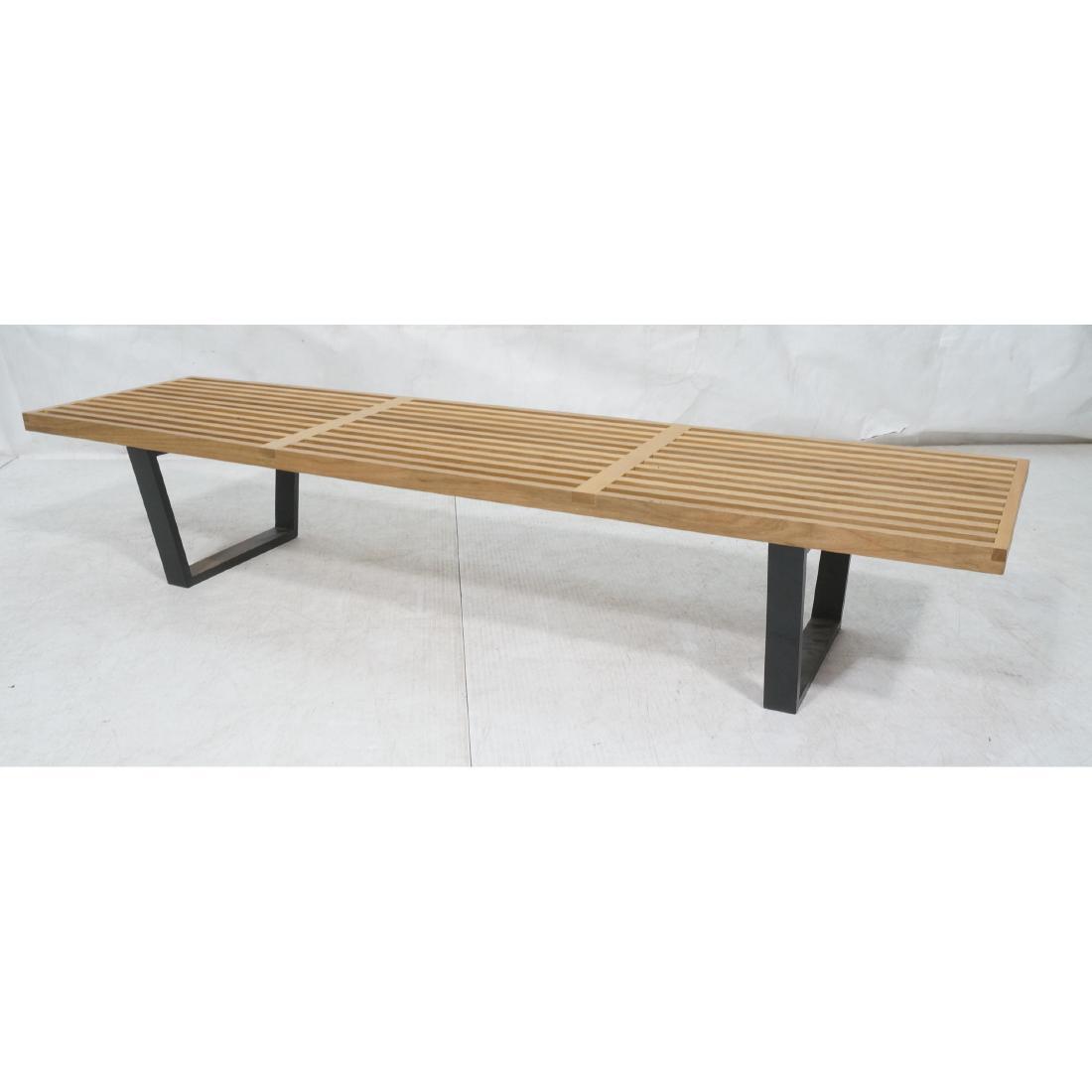 George Nelson Style Modern Slat Coffee Table Benc (1 of 10)