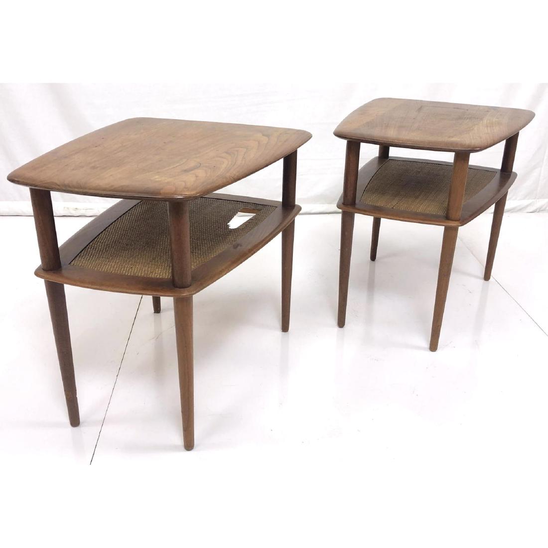 Pr FRANCE & SON Danish Teak Bi level Side Tables. (1 of 14)
