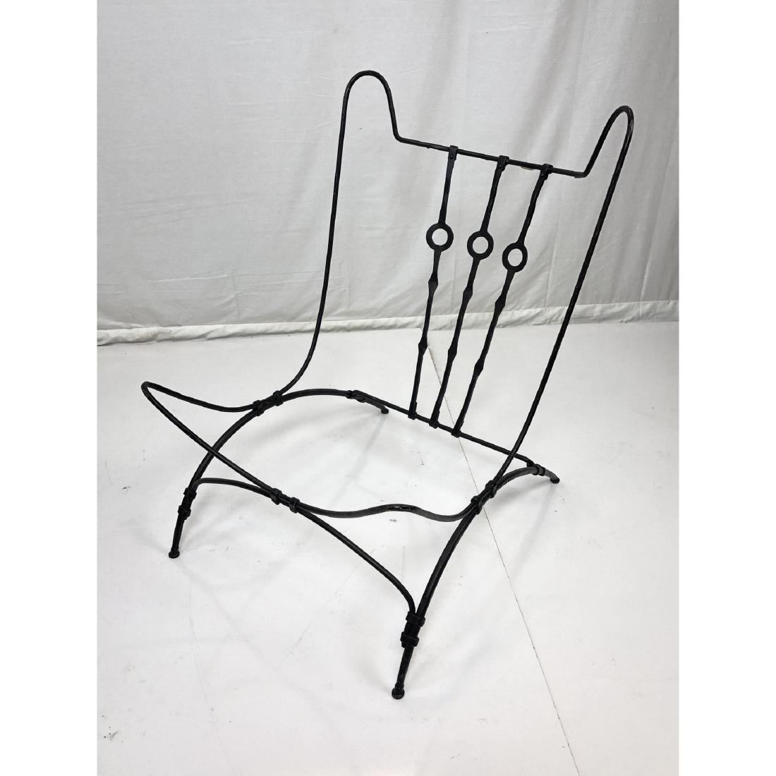 Jean Royere Style Modernist Wrought Iron Lounge C (1 of 6)