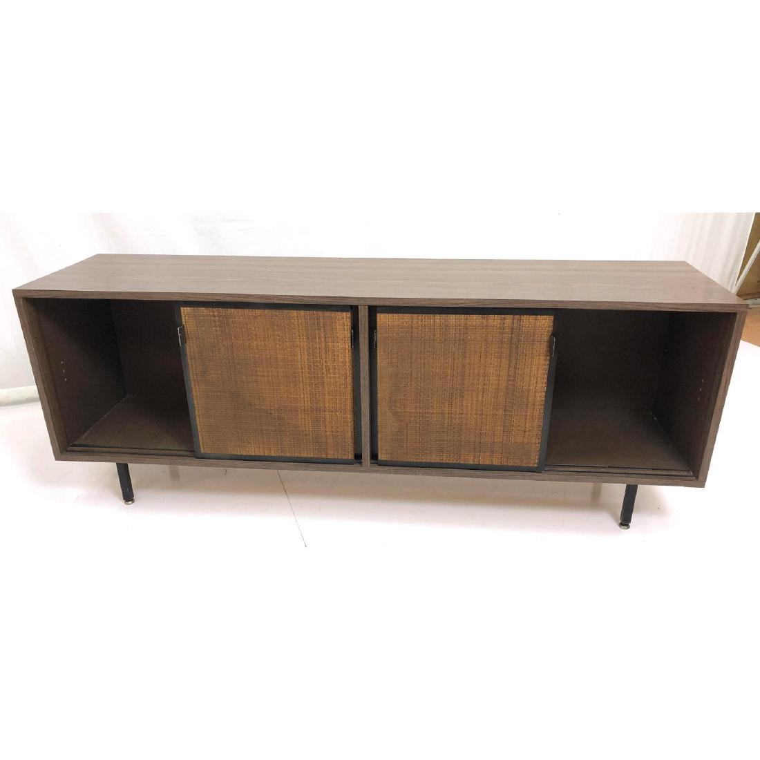 KNOLL Modernist Sliding Door Credenza Cabinet. Wo (1 of 13)
