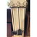 Set Modernist Brass Iron Hanging Fireplace Tools.