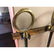 Set Modernist Brass Iron Hanging Fireplace Tools. - 3