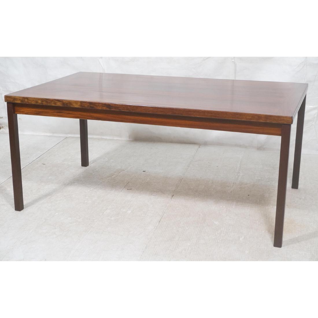 Rosewood Danish Modern Dining Table. Square wood (1 of 11)