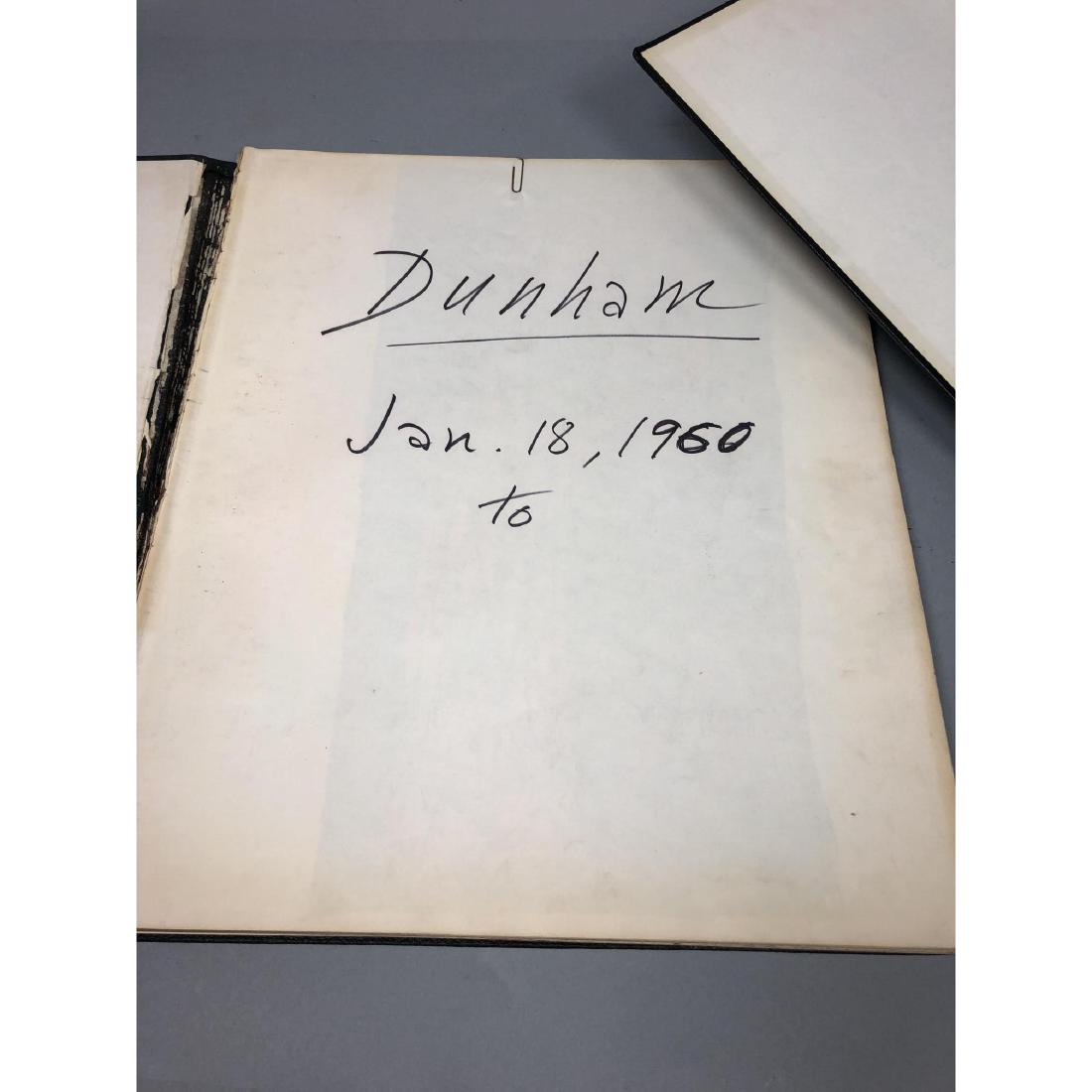 2pc JACQUES DUNHAM Sketch Books, dated 1958 & 196 (1 of 19)