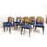 Set 11 Modernist Cane Back Walnut Dining Chairs. - 2