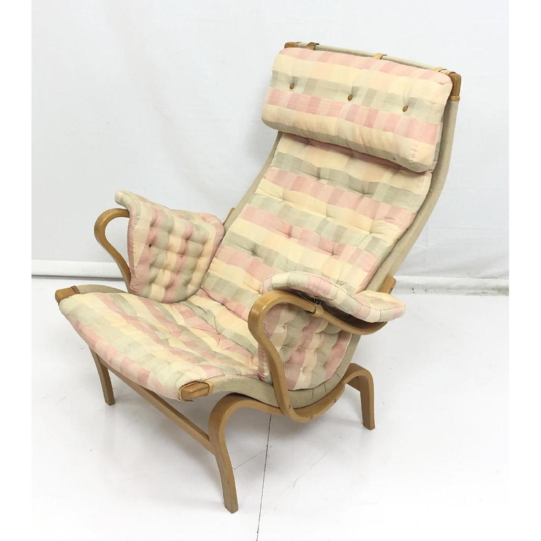 BRUNO MATHSSON for DUX Lounge Chair. Blond wood l (1 of 7)