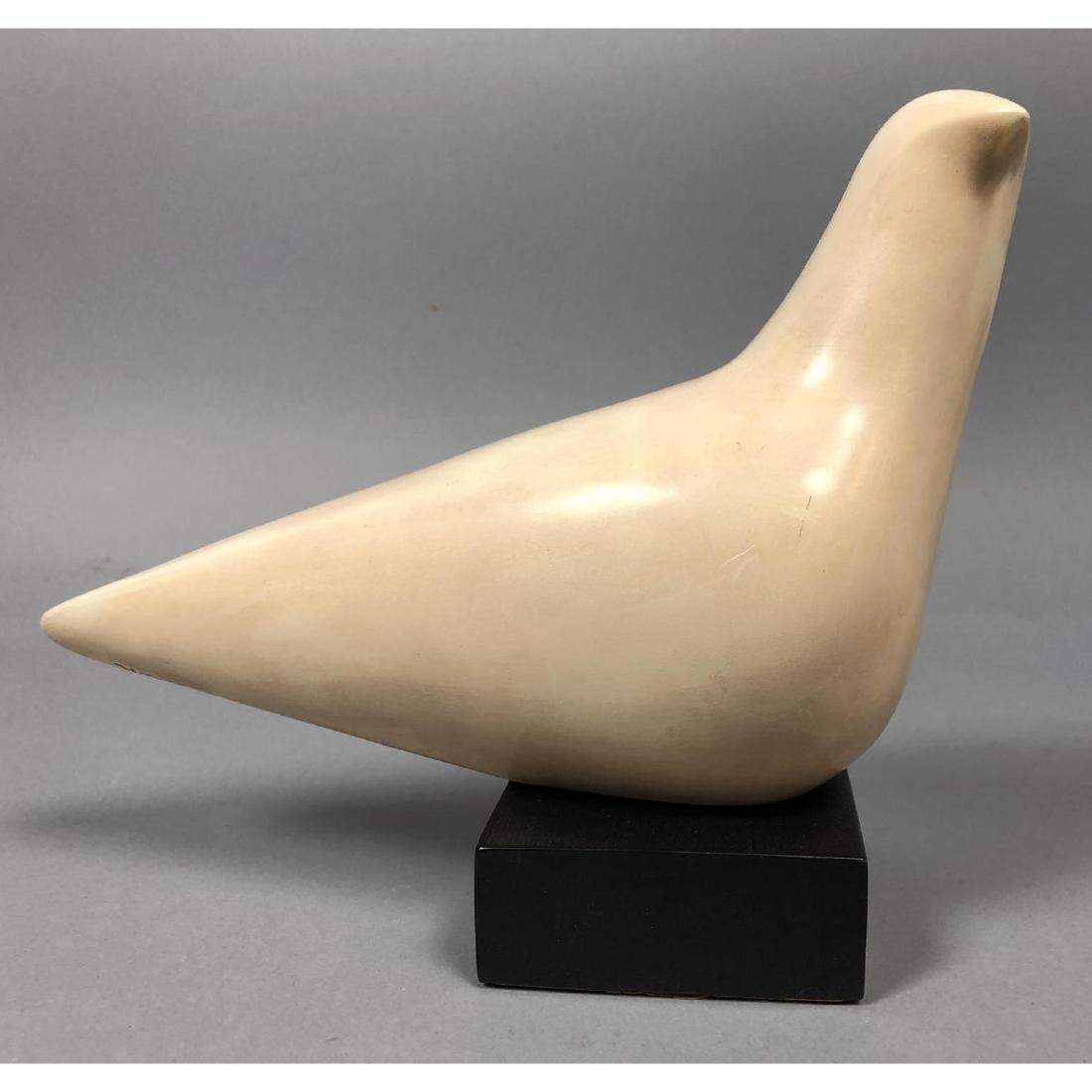 CLEO HARTWIG Modernist Plaster Dove Bird Sculptur (1 of 7)