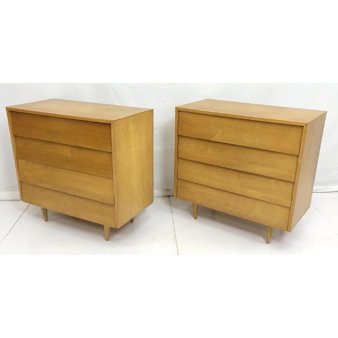 Pr Early FLORENCE KNOLL Louver Bachelor's Chests. (1 of 8)