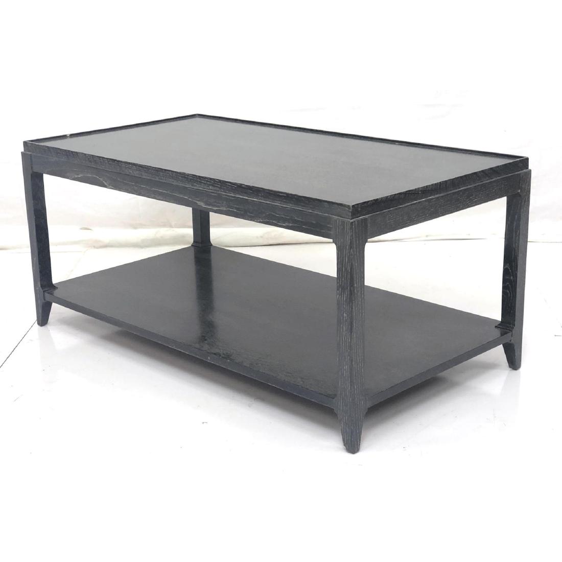 Limed Ebonized Oak Modernist Cocktail Coffee Tabl (1 of 8)