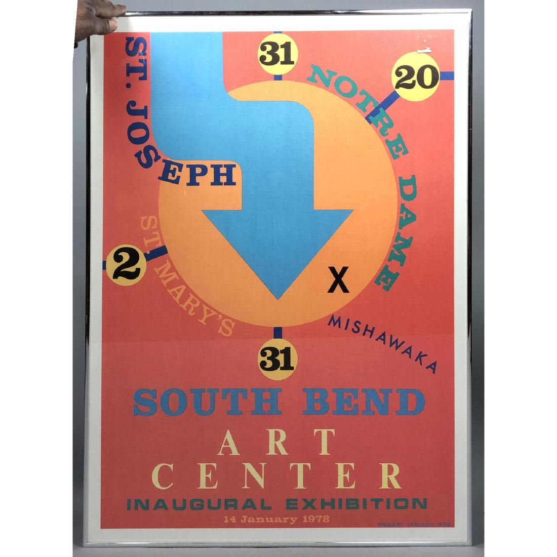 ROBERT INDIANA Exhibition Poster Print. South Ben (1 of 9)