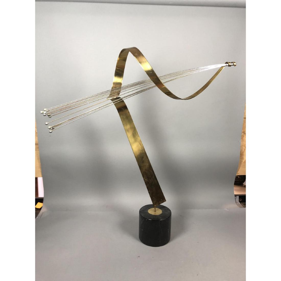 C JERE Modernist Brass Table Sculpture. Graduated (1 of 8)