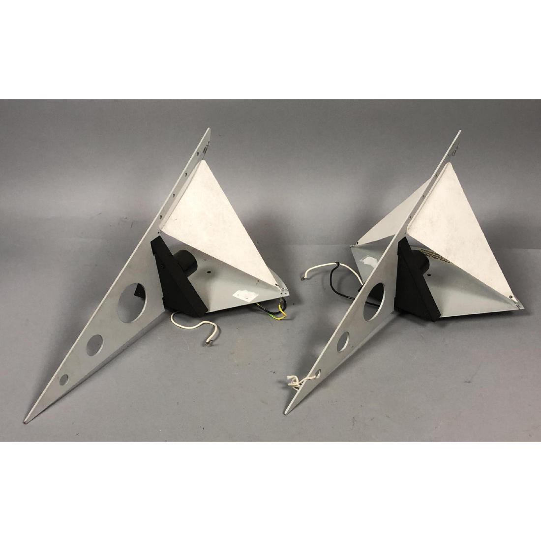 Pr ARTEMIDE Italian Aluminum Paper Wall Sconces L (1 of 8)