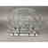 Modernist Lucite Chrome Magazine Rack. Base with - 2