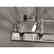 Modernist Lucite Chrome Magazine Rack. Base with - 5