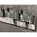 Modernist Lucite Chrome Magazine Rack. Base with - 6