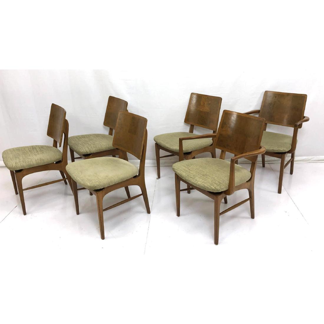 Set 6 Modernist Dining Chairs. Large back with fr (1 of 10)