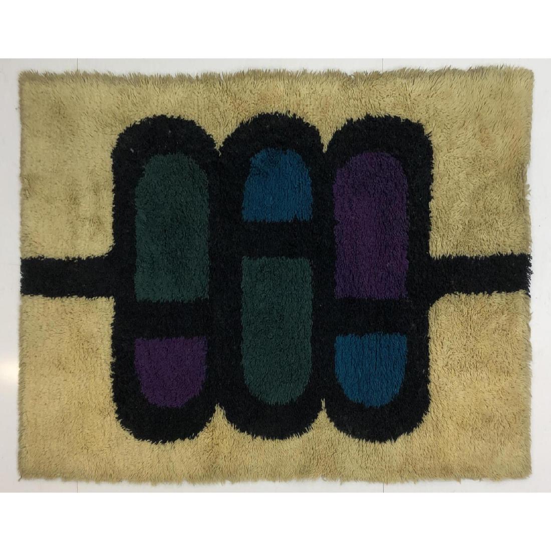 6'7" x 4'8" Ib Antoni for Egetaepper Cream  Shag Rug. (1 of 8)