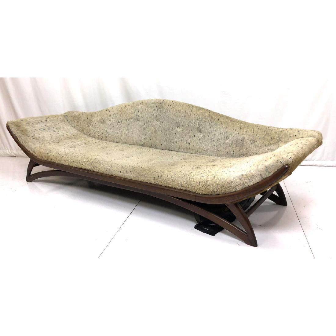 Adrian Pearsall Style Gondola Sofa Couch.  Plush (1 of 9)